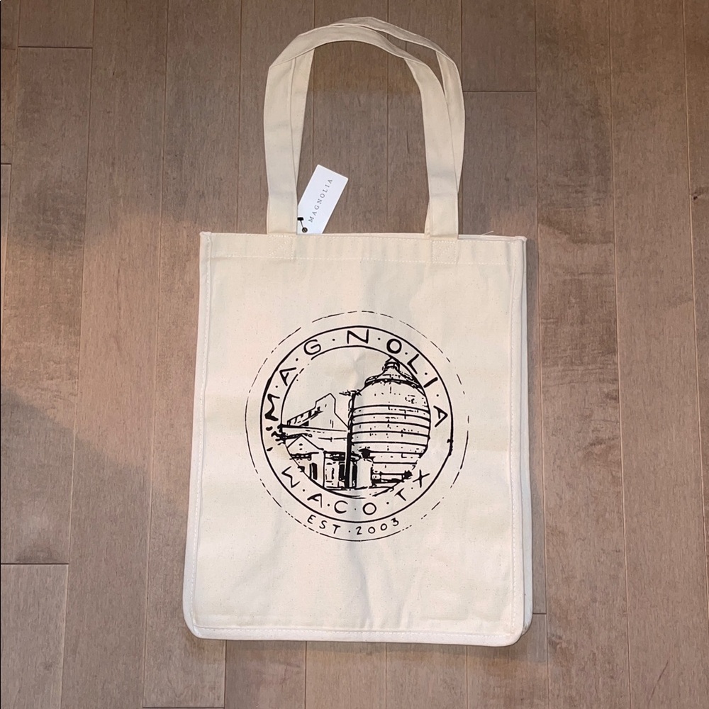Magnolia Beige Canvas Tote NWT from Waco TX Store! - Picture 3 of 6